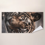 ranthambore Wilde tijger Fine art afbeelding portr Badhanddoek (Badhanddoek)