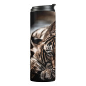 ranthambore Wilde tijger Fine art afbeelding portr Thermosbeker (Gedraaid links)