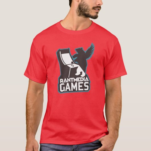 Rantmedia Games T-Shirt (rood) (Voorkant)