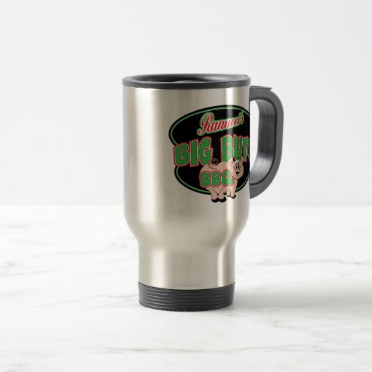 Ranucci's Big Butt BBQ Roestvrije Mok (Voorkant rechts)