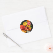 Ranunculas Flowers RSVP Wedding Seals Sticker (Envelop)