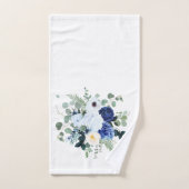 Ranunculus Anemone Hydrangea Roos Witte achtergron Bad Handdoek (Handdoek)