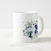 Ranunculus Anemone Hydrangea Roos Witte achtergron Grote Koffiekop (Voorkant rechts)