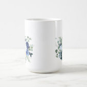 Ranunculus Anemone Hydrangea Roos Witte achtergron Koffiemok (Center)