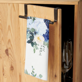 Ranunculus Anemone Hydrangea Roos Witte achtergron Theedoek