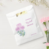 Ranunculus & Anemones Aanpasbare Bruidsdouche  Bedankzakje (Gezegeld)