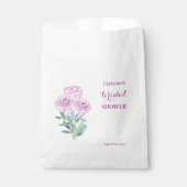 Ranunculus & Anemones Aanpasbare Bruidsdouche  Bedankzakje (Voorkant)