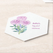 Ranunculus & Anemones Vrijgezellenfeest gepersonal Kartonnen Onderzetters (Schuin)