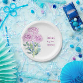 Ranunculus & Anemones Vrijgezellenfeest gepersonal Papieren Bordje (Feest)