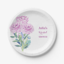 Ranunculus & Anemones Vrijgezellenfeest gepersonal Papieren Bordje