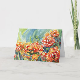 Ranunculus Blank-briefkaarten Bedankkaart