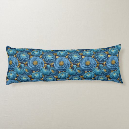 Ranunculus Bloem Kustdecor Romantisch Buiten Lichaamskussen (Achterkant)