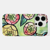 Ranunculus Bloemenillustratie Schattige Roze Bloem Case-Mate iPhone Case (Achterkant (horizontaal))