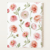 Ranunculus bloempatroonontwerp planner (Achterkant)