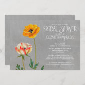 Ranunculus Bridal Shower-uitnodigingen Kaart (Voorkant / Achterkant)