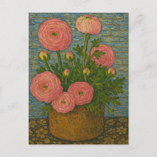 Ranunculus-Briefkaart Briefkaart (Voorkant)