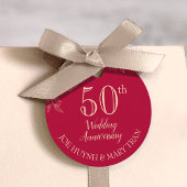 Ranunculus Chinees Jubileum Bedankjes Labels