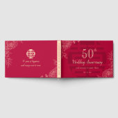 Ranunculus Chinese Huwelijksjubileum Gastenboek (Volledig)