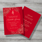 Ranunculus Chinese levensduur (Shou) Verjaardag Kaart