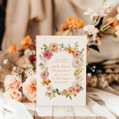 Ranunculus Citrus Summer Wedding Save the Date Kaart