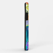 Ranunculus en Iris waterverf art Case-Mate iPhone Case (Achterkant/rechts)