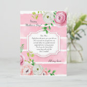 Ranunculus Flowers Moederdag Kaart (Staand voorkant)