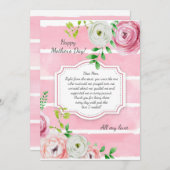 Ranunculus Flowers Moederdag Kaart (Voorkant / Achterkant)