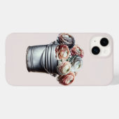 Ranunculus in blikken emmer Rustic Glam roze Case-Mate iPhone Case (Achterkant (horizontaal))