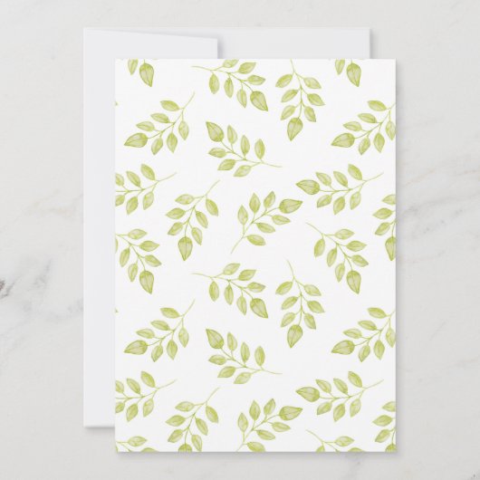 Ranunculus & Kant Peach Bloemen bruiloft uitnodigi Kaart (Achterkant)