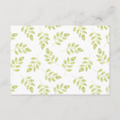 Ranunculus & Kant Peach Bruiloft Wishing Well Kaar Informatiekaartje (Achterkant)