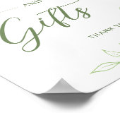 Ranunculus Line Art Gifts & Kaarten Sign Poster (Hoek)