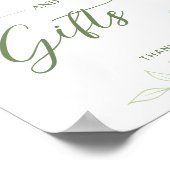 Ranunculus Line Art Gifts & Kaarten Sign Poster (Hoek)