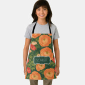 Ranunculus Mozaïek Kleurrijk Gepersonaliseerd Patr Schort (Insitu)