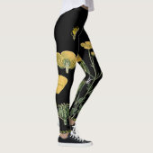Ranunculus op zwarte Leggings (Rechts)