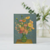 Ranunculus Postcard Briefkaart (Staand voorkant)