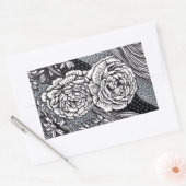 Ranunculus Rechthoekige Sticker (Envelop)