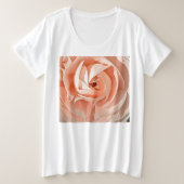 Ranunculus Swirl Grote Maat T-shirt (Design voorkant)