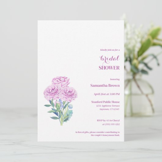 Ranunculus volledig  Vrijgezellenfeest Kaart (Staand voorkant)