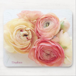 ranunculus warme kleuren mousepad muismat