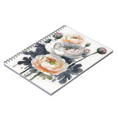 Ranunculus - Waterverf bloemen Notitieboek (Linkerzijde)