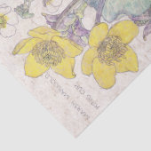 Ranunculus Wildflower Flowers Weefpapier Tissuepapier (Detail)