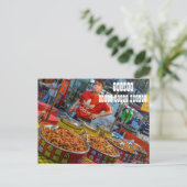 Raohe Nachtmarkt in Taipei Briefkaart (Staand voorkant)