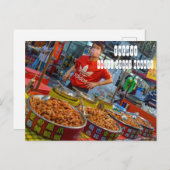 Raohe Nachtmarkt in Taipei Briefkaart (Voorkant / Achterkant)