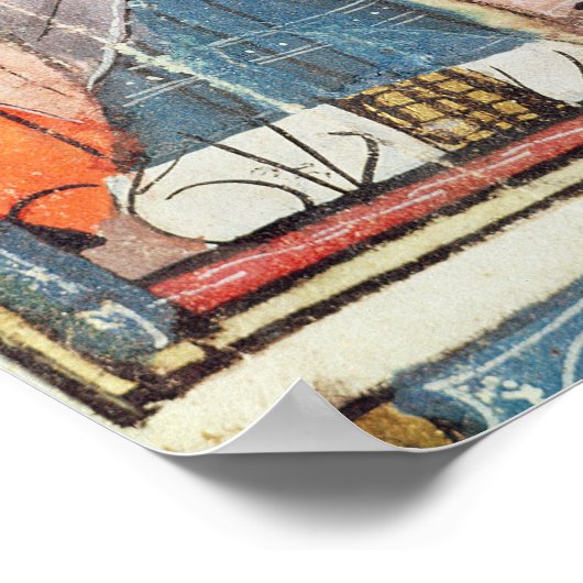 Raoul, zoon van de hertog van Bourgogne Poster (Hoek)