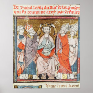 Raoul, zoon van de hertog van Bourgogne Poster