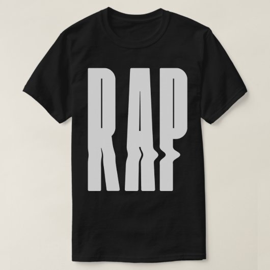 rap bold design t-shirt (Design voorkant)