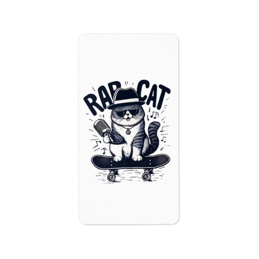 Rap Cat Harmony Etiket (Voorkant)