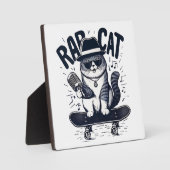Rap Cat Harmony Fotoplaat (Voorkant)