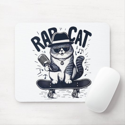 Rap Cat Harmony Muismat (Met muis)