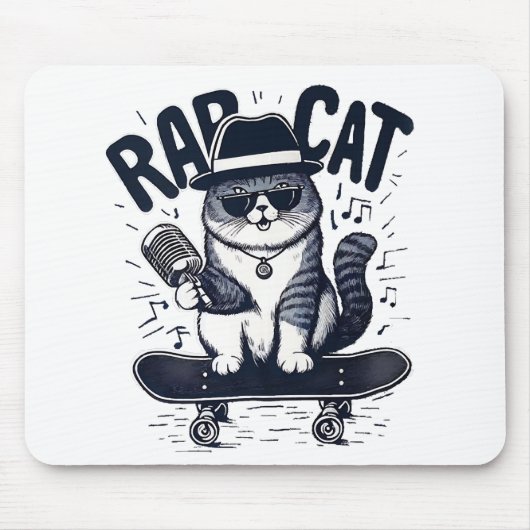 Rap Cat Harmony Muismat (Voorkant)